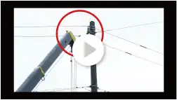 クレーン作業による感電